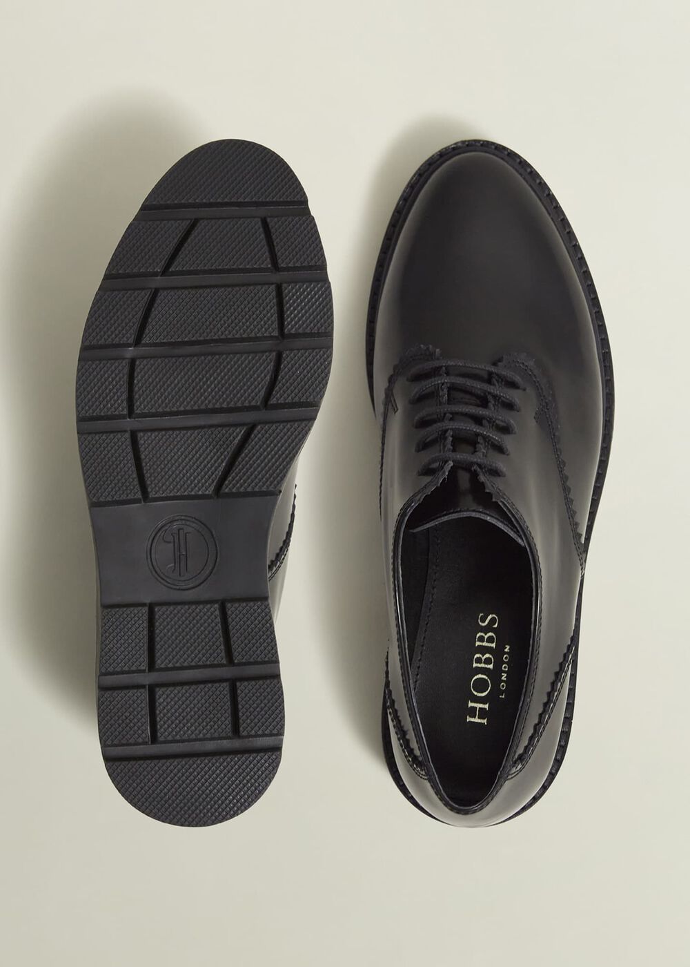 Chelsey Lace-Up Shoes, Black, hi-res