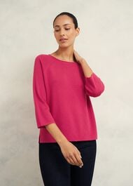 Jana Jumper With Wool, Zinnia Pink, hi-res