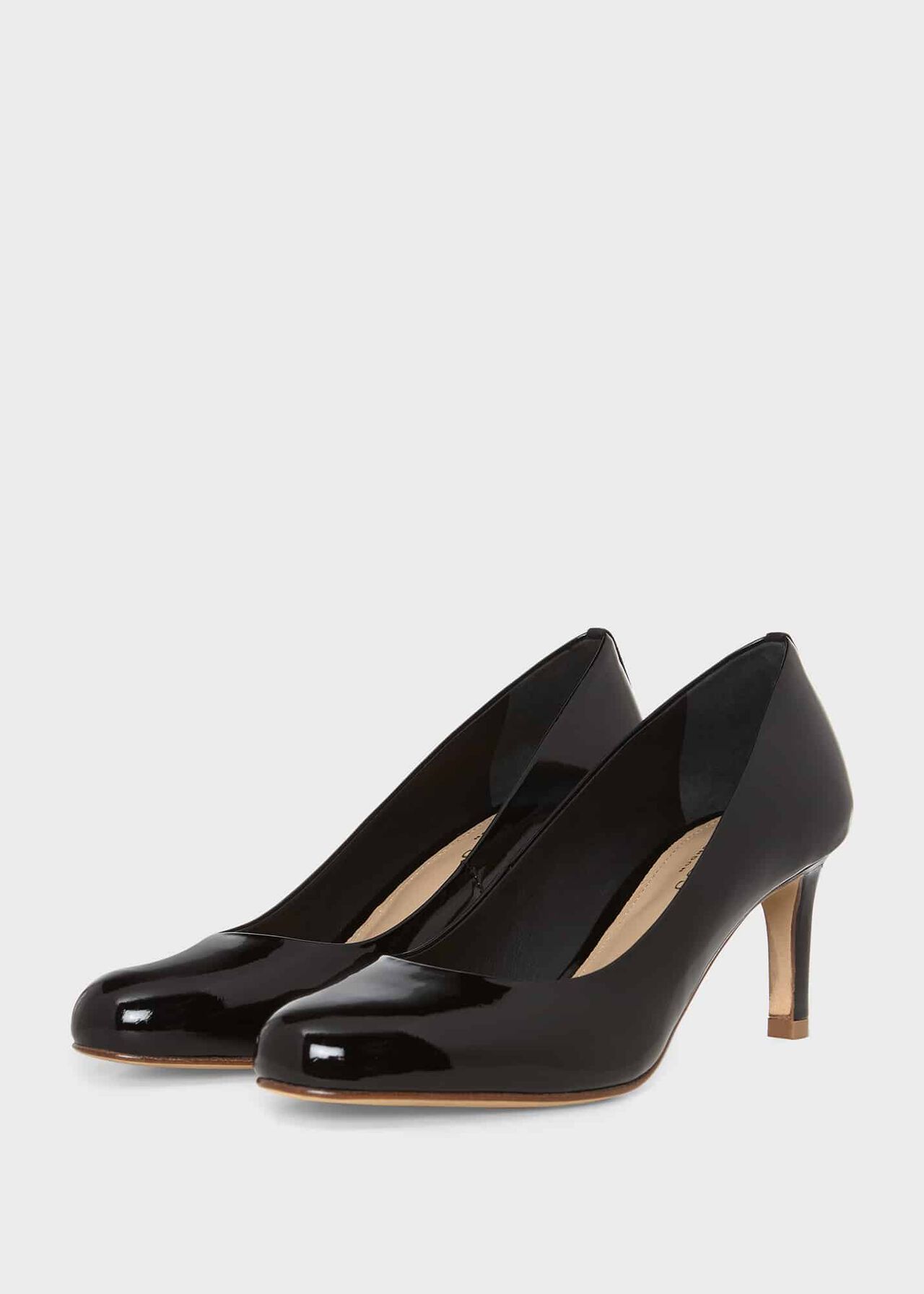 Lizzie Court Shoes, Black, hi-res