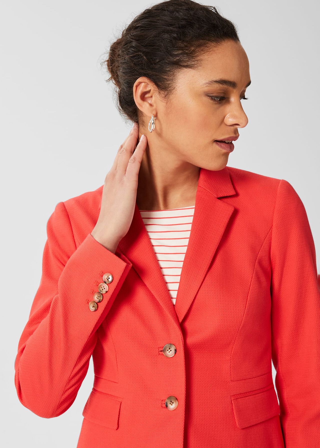 Hackness Jacket, Deep Coral, hi-res