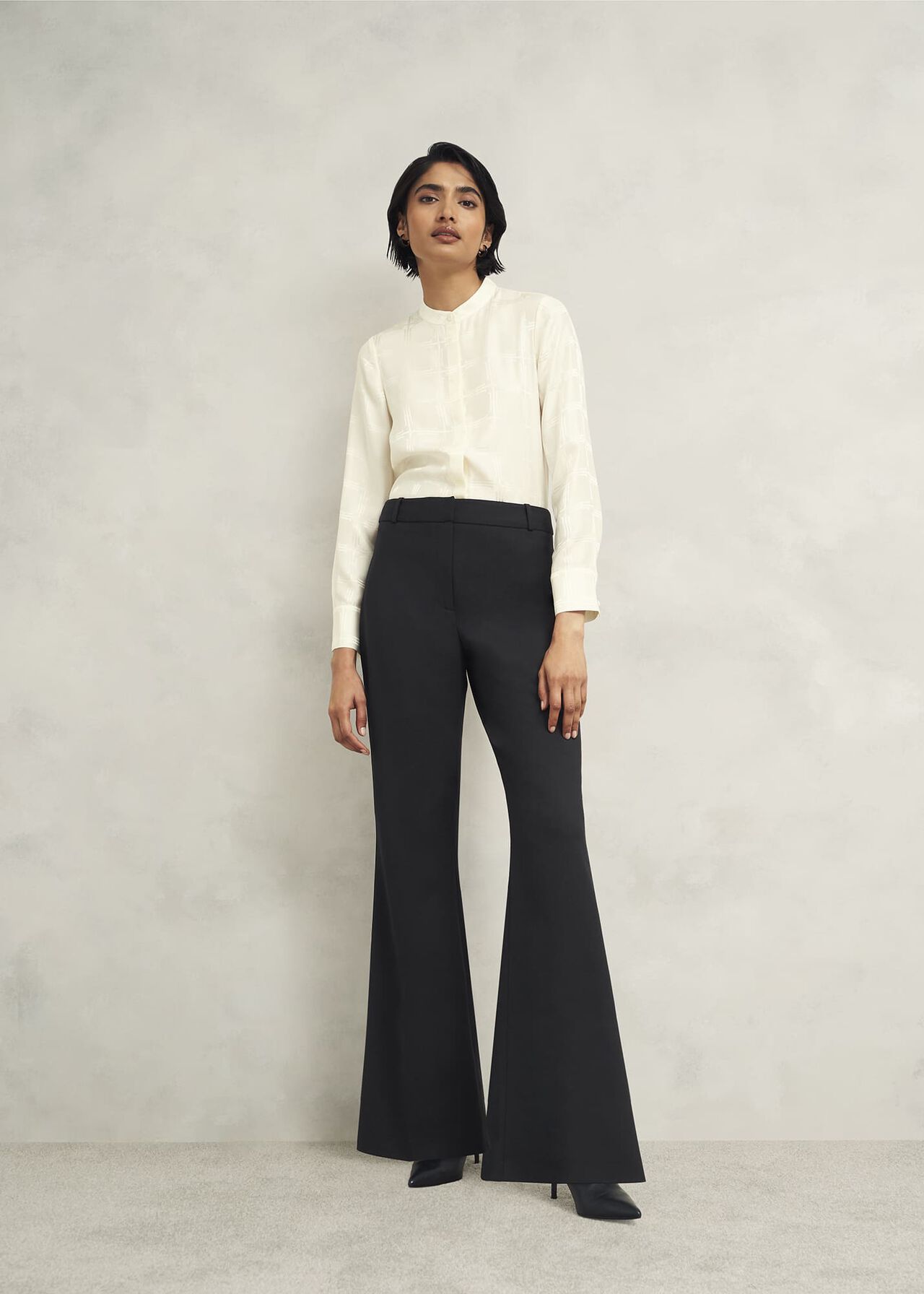 Sinclair Trousers With Wool, Black, hi-res