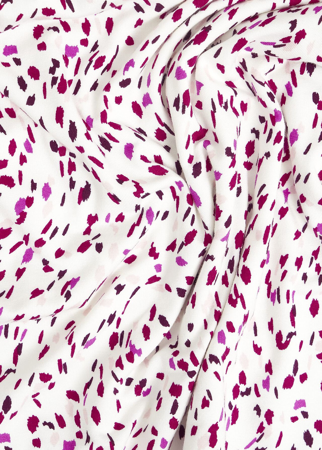 Aimee Printed Top, Ivory Pink, hi-res