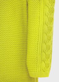 Camilla Cotton Sweater, Lime, hi-res