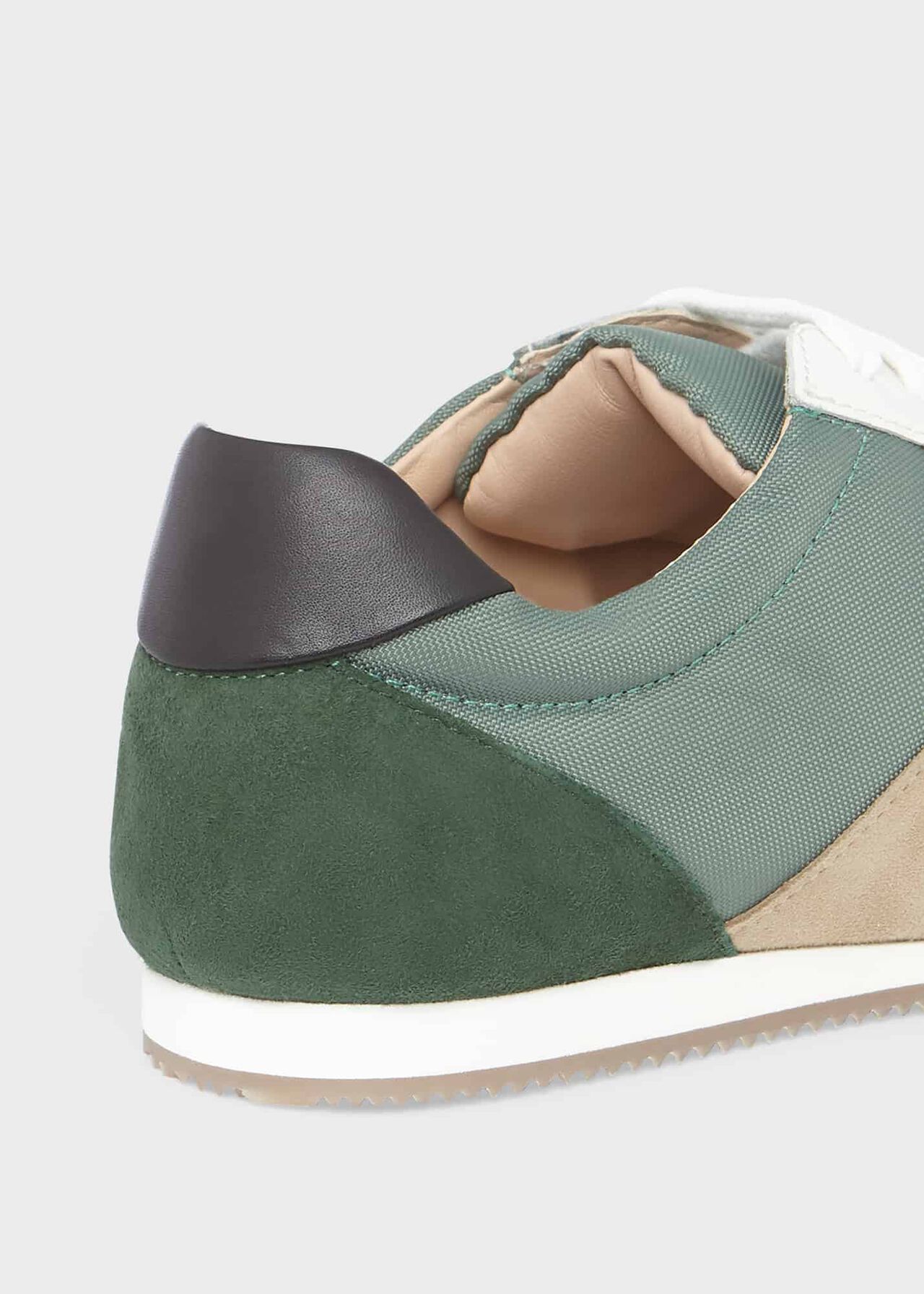 Nola Suede Trainer, Green Multi, hi-res