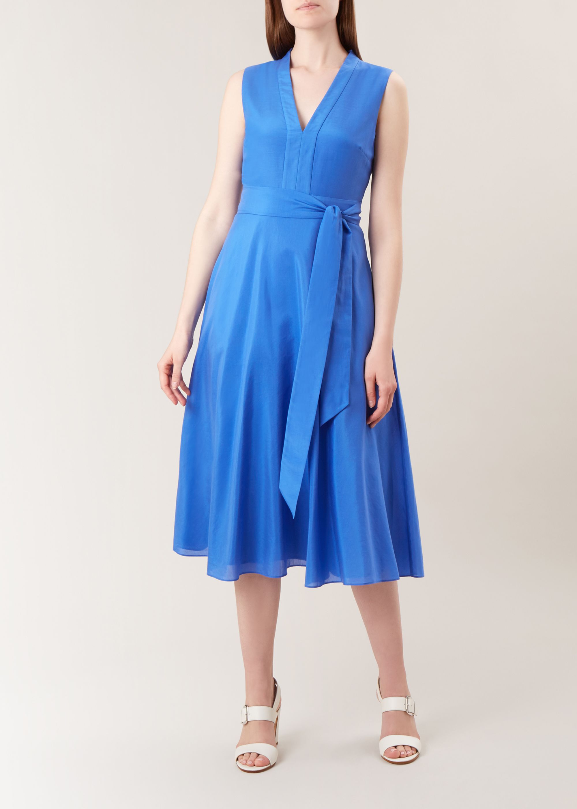 hobbs cornflower blue dress