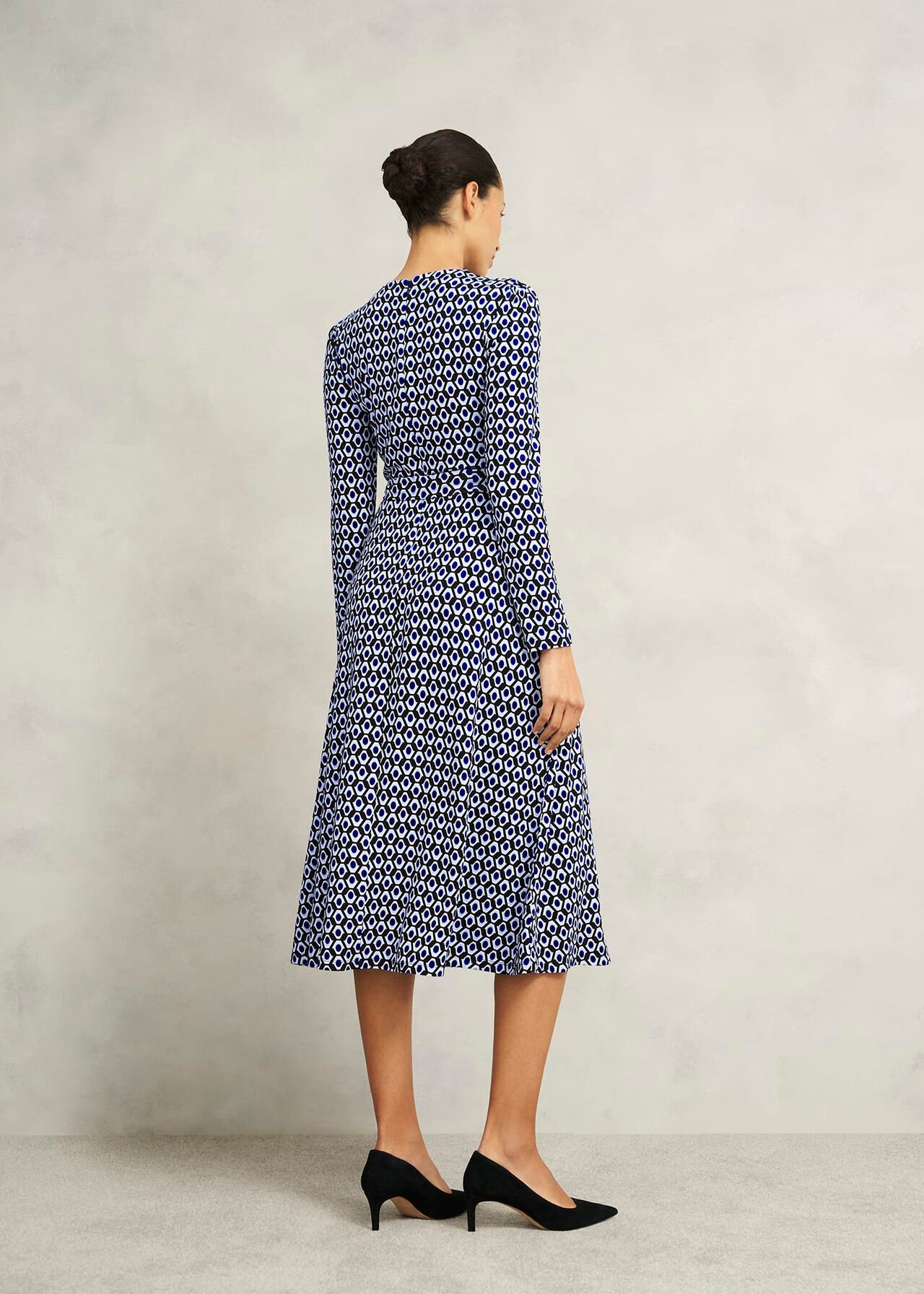 Petite Dakota Dress, Navy Multi, hi-res