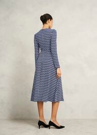 Petite Dakota Dress, Navy Multi, hi-res