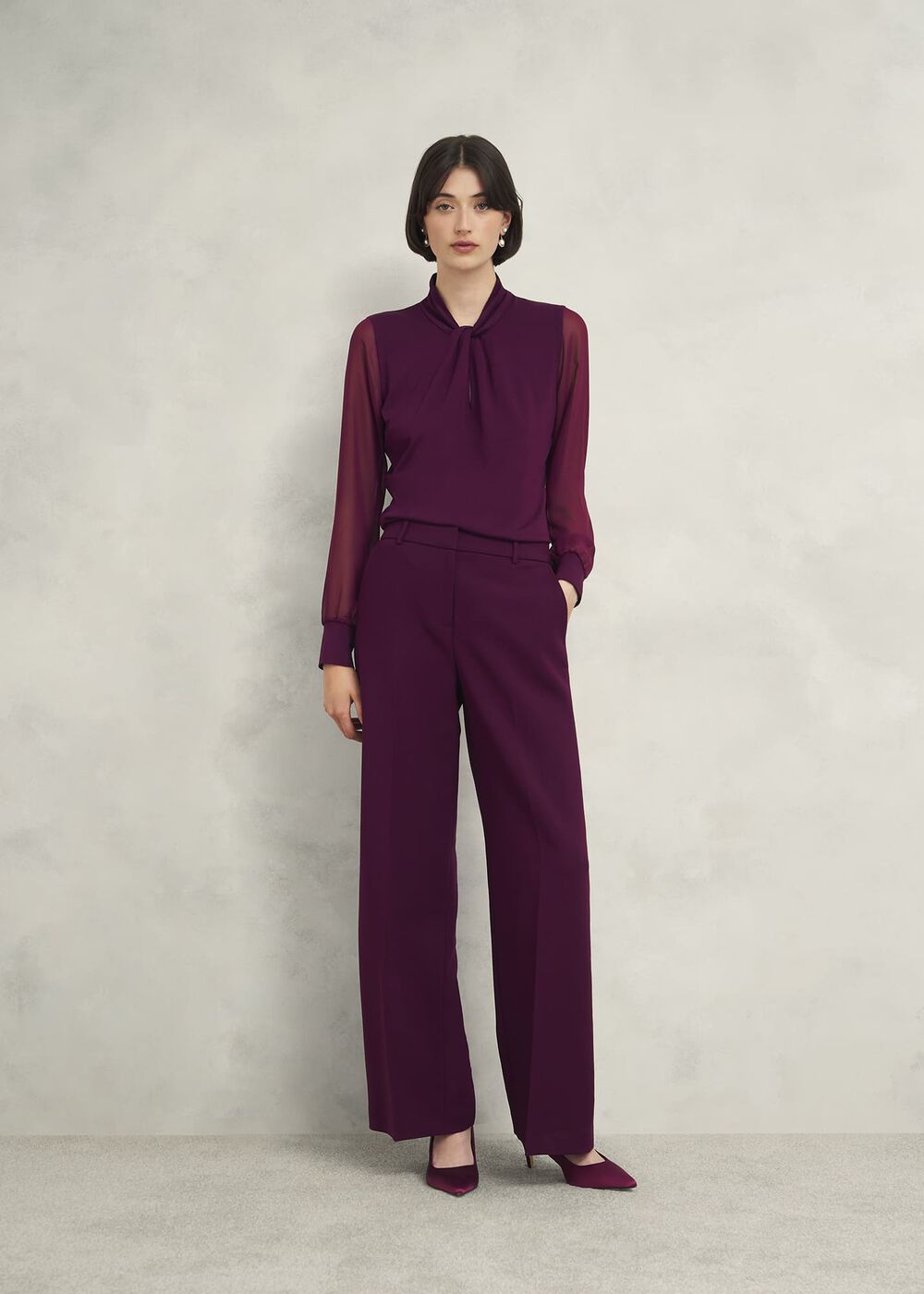 Ashley Top, Warm Plum, hi-res