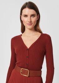 Cassidy Wide Belt, Pecan, hi-res