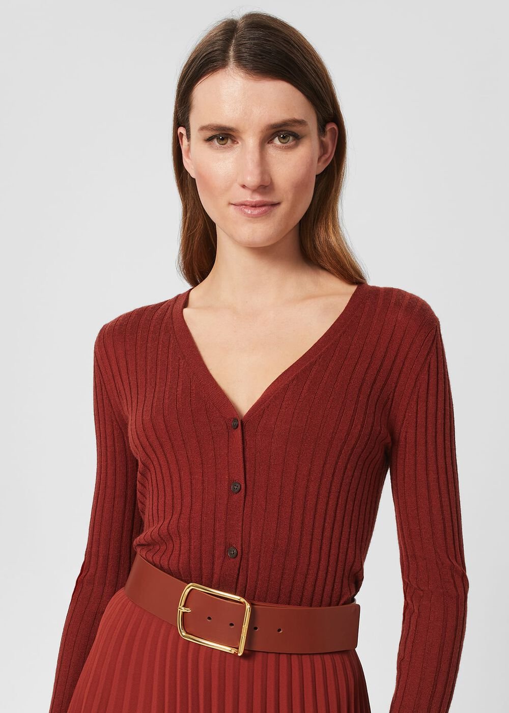 Cassidy Wide Belt, Pecan, hi-res