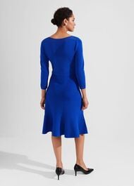 Quinn Knitted Dress, Egyptian Blue, hi-res