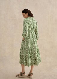 Petite Amaris Dress, Green Cream, hi-res