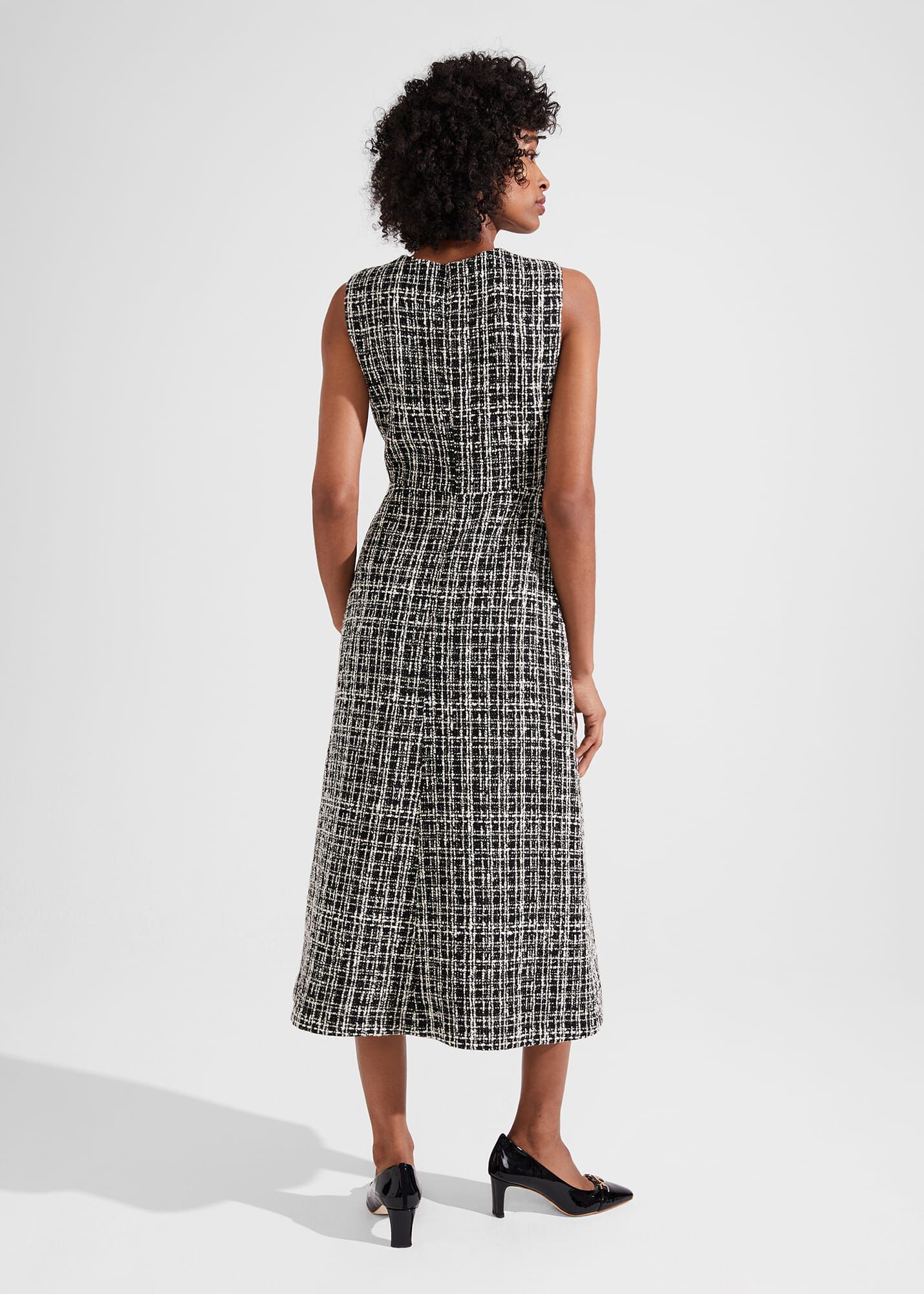 Adelaide Dress - Mosaic Print :: Goldenrod / Ivory