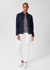 Iona Denim Jacket, Indigo, hi-res
