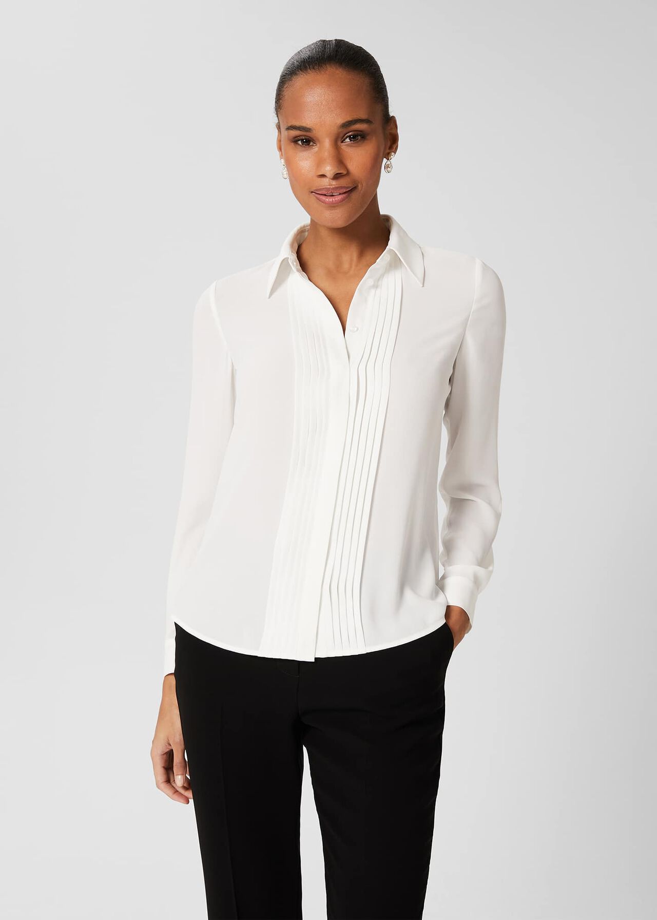 Elaina Shirt, Ivory, hi-res