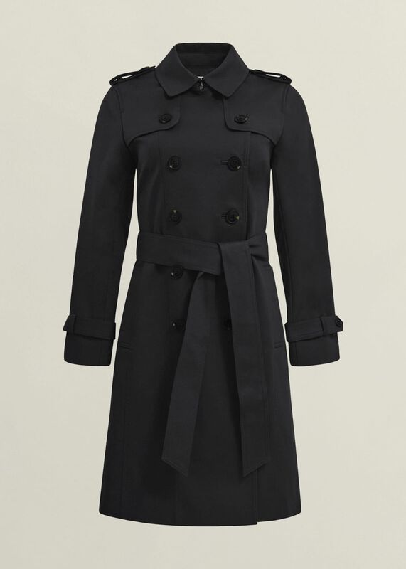Saskia Shower Resistant Trench Coat