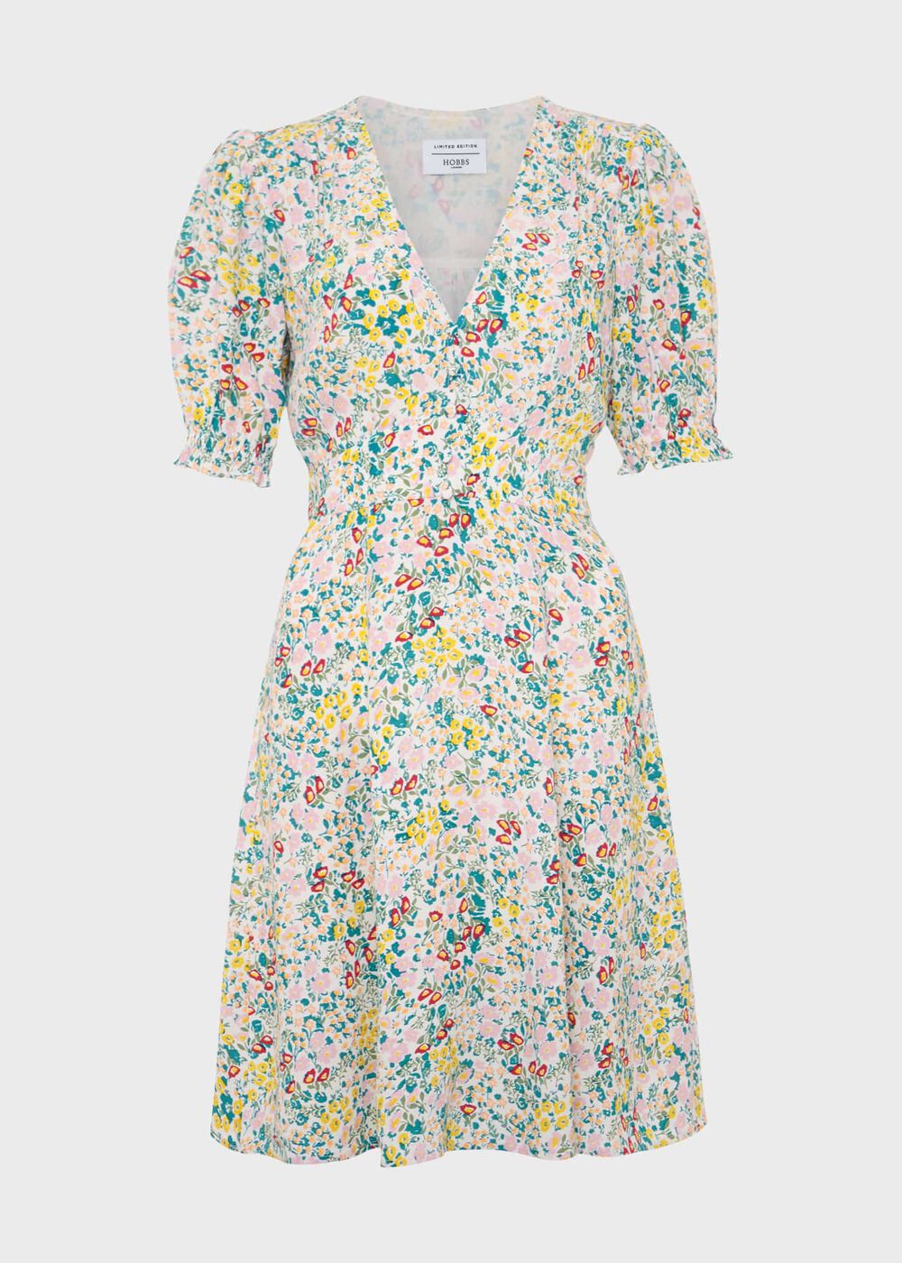 Farley Dress, Ivory Multi, hi-res