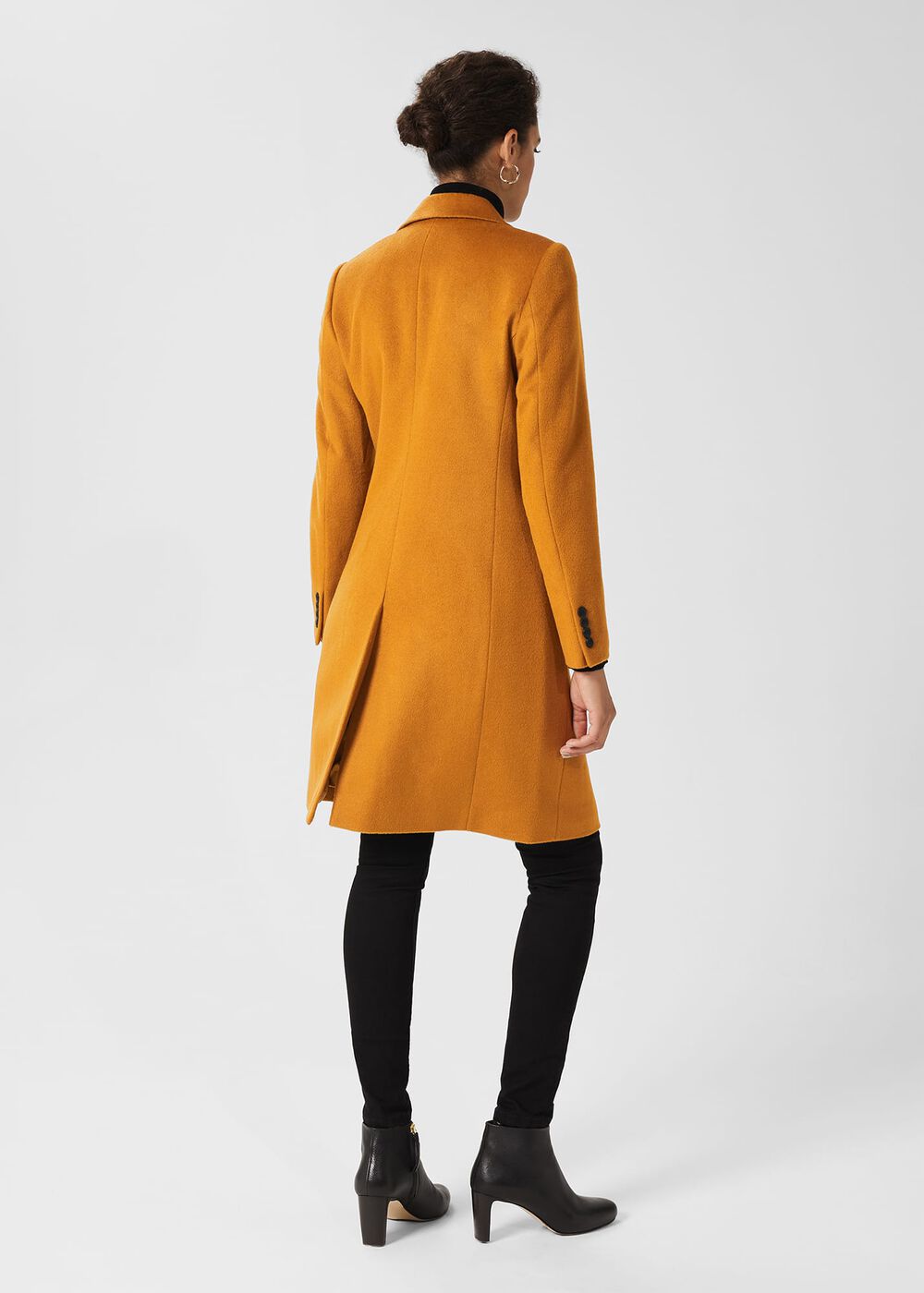 Petite Tilda Wool Coat, Deep Ochre, hi-res