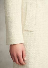 Saffie Coat, Ivory, hi-res