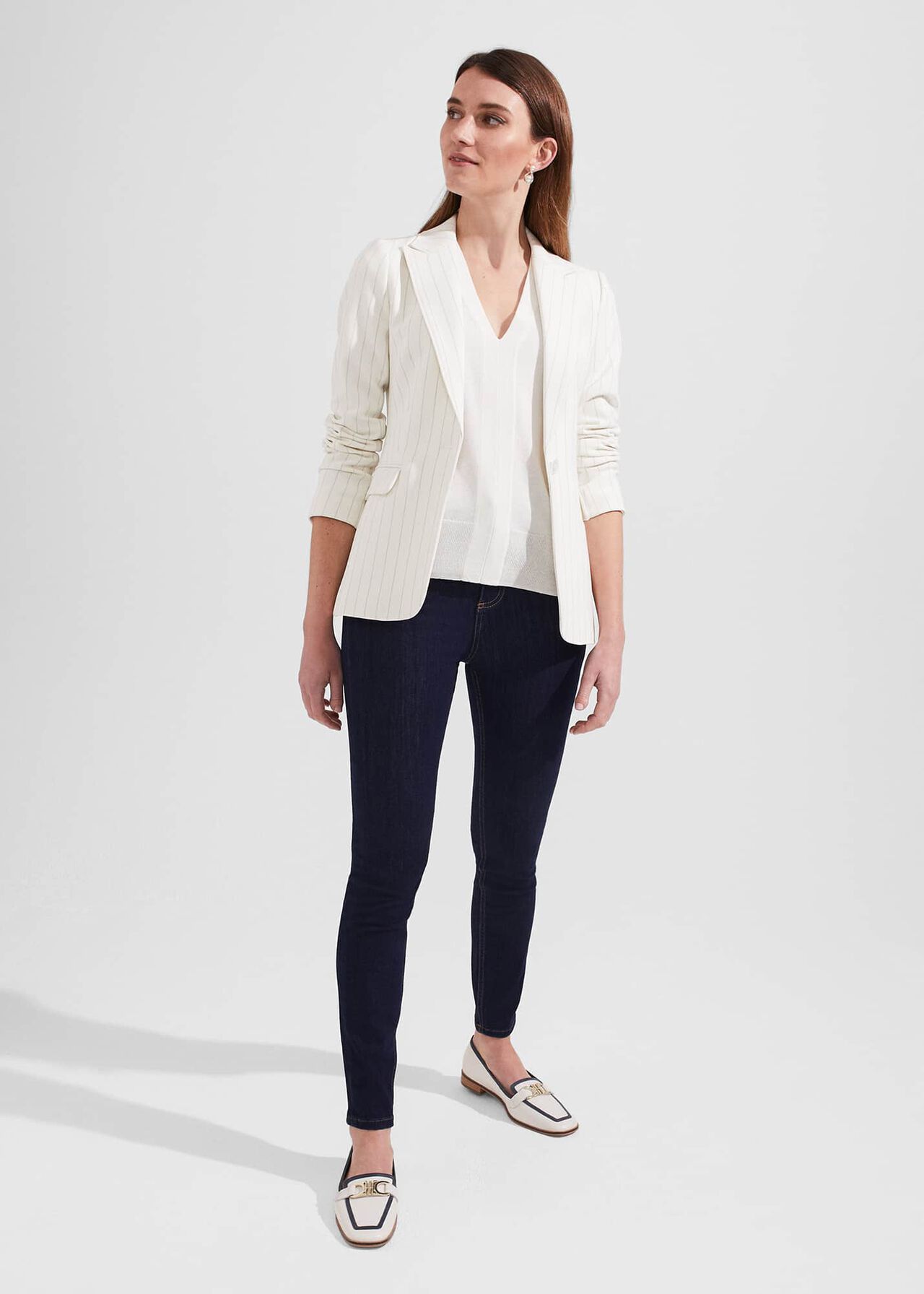 Sherry Blazer, Ivory Grey, hi-res