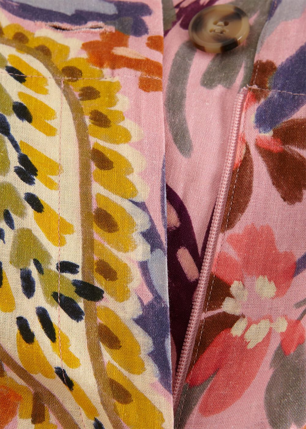 Devina Shorts With Linen, Multi, hi-res