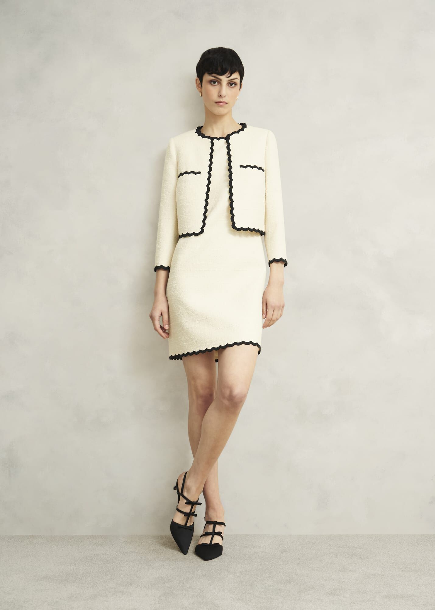 【HOBBS LONDON】Laskett Boucle ジャケット × ドレス セット Laskett Boucle Mini Dress | Hobbs US |