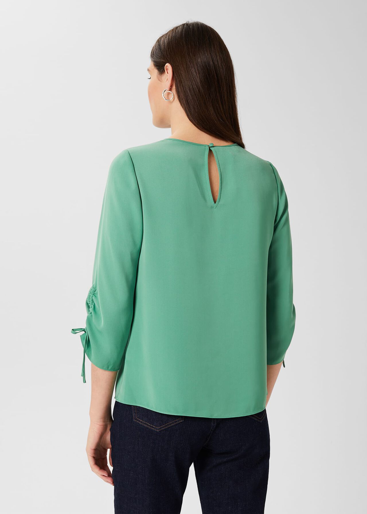 Cosette Blouse, Leaf Green, hi-res