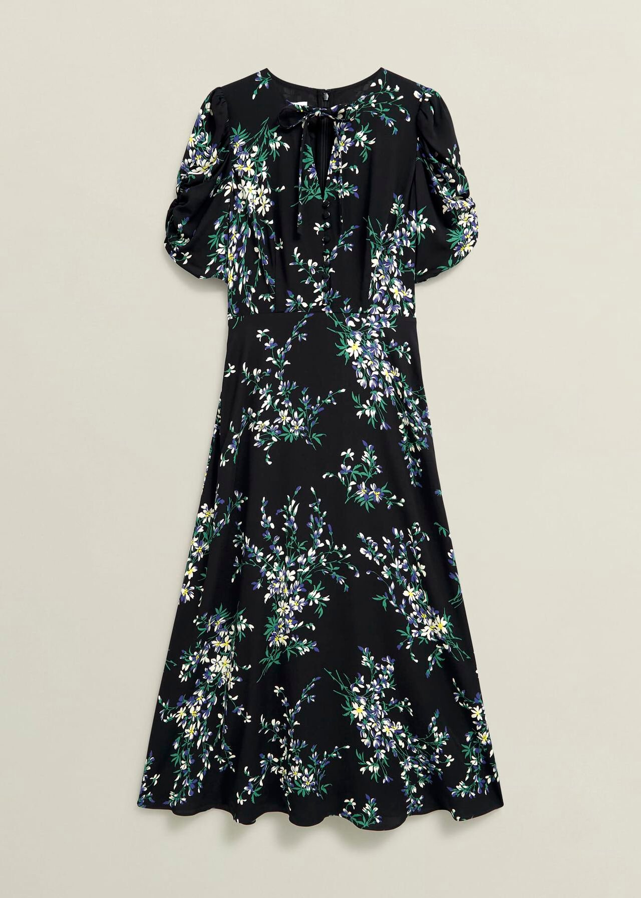 Blenheim Tea Dress, Black Multi, hi-res