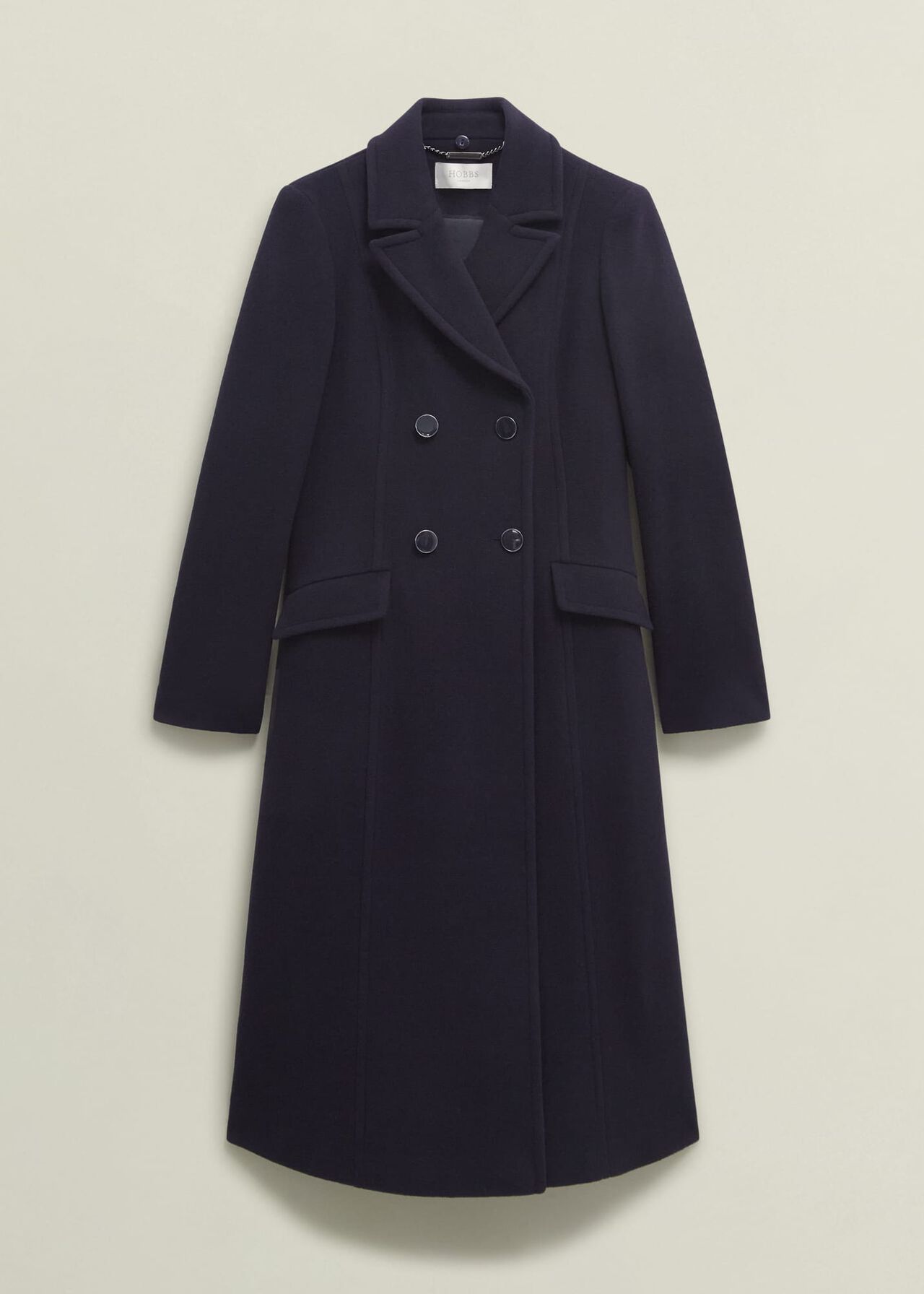 Marlene Wool Blend Coat, Navy, hi-res
