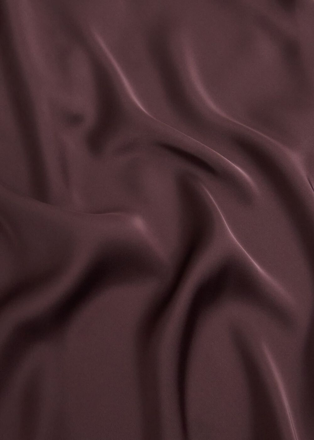Lulworth Satin Blouse, Cocoa Brown, hi-res
