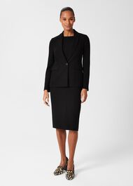 Alva Longline Jacket, Black, hi-res