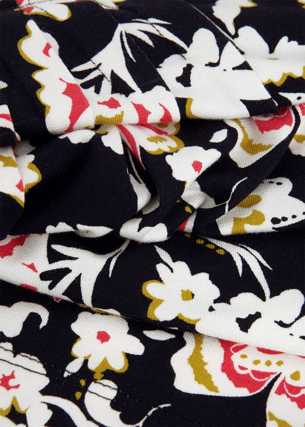 Jacqueline Print Top, Navy Damask, hi-res