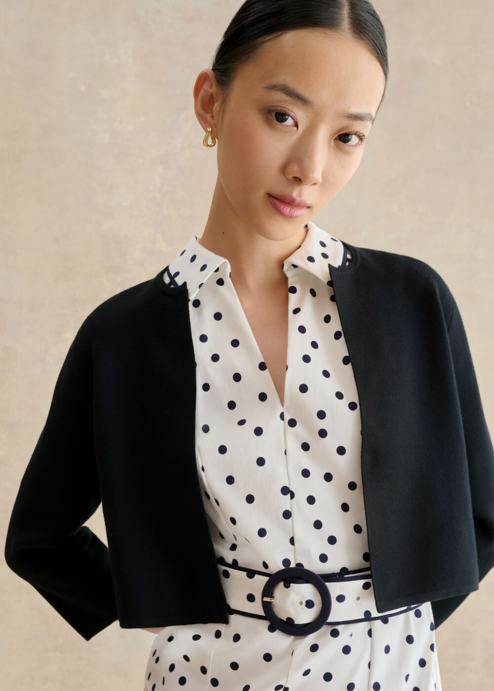 Ella Cardigan, Black, hi-res