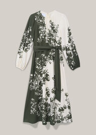 Hilliard Dress, Green Cream, hi-res