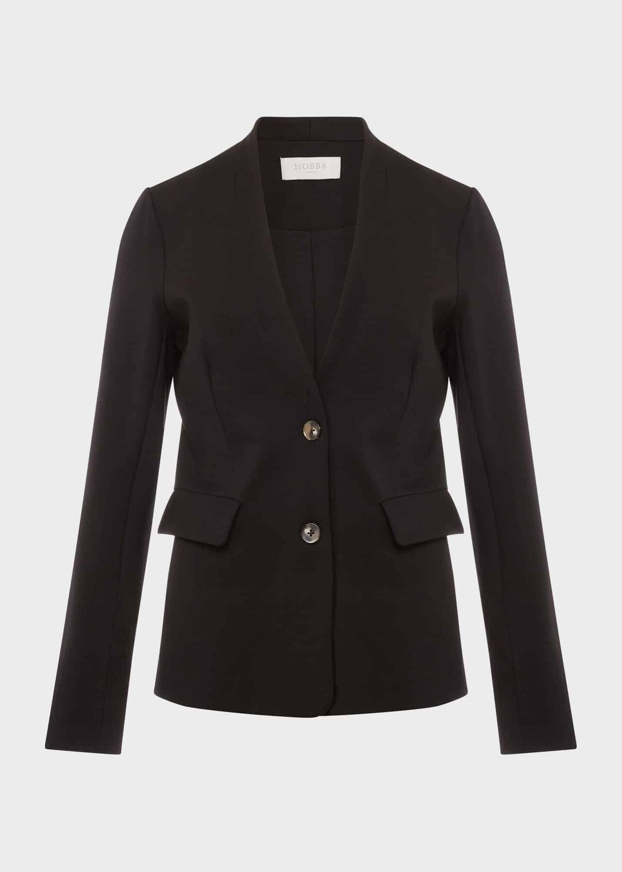 Adalee Ponte Blazer, Black, hi-res