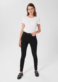 Gia Sculpting Jeans With Stretch , Black, hi-res