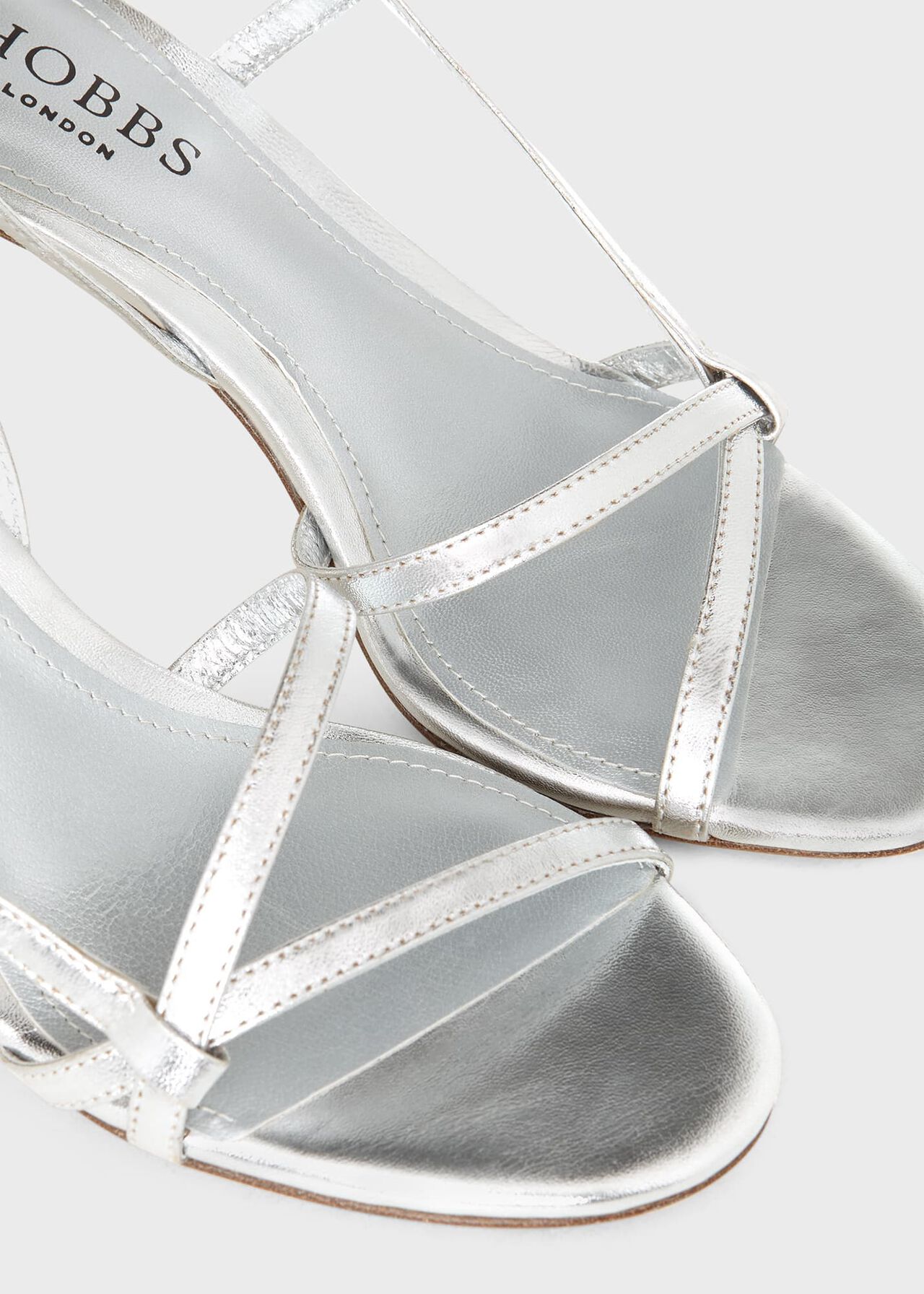 Lia Sandal, Silver Metallic, hi-res