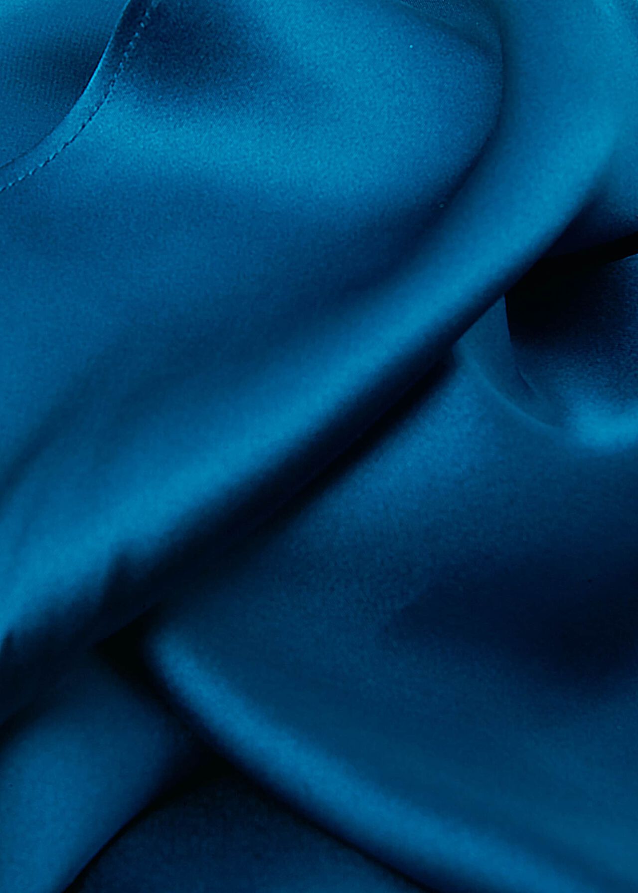 Haisley Silk Dress, Kingfisher Blue, hi-res