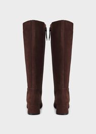 Hailey Flexi Knee Boot, Chocolate, hi-res