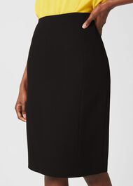 Ophelia Pencil Skirt, Black, hi-res