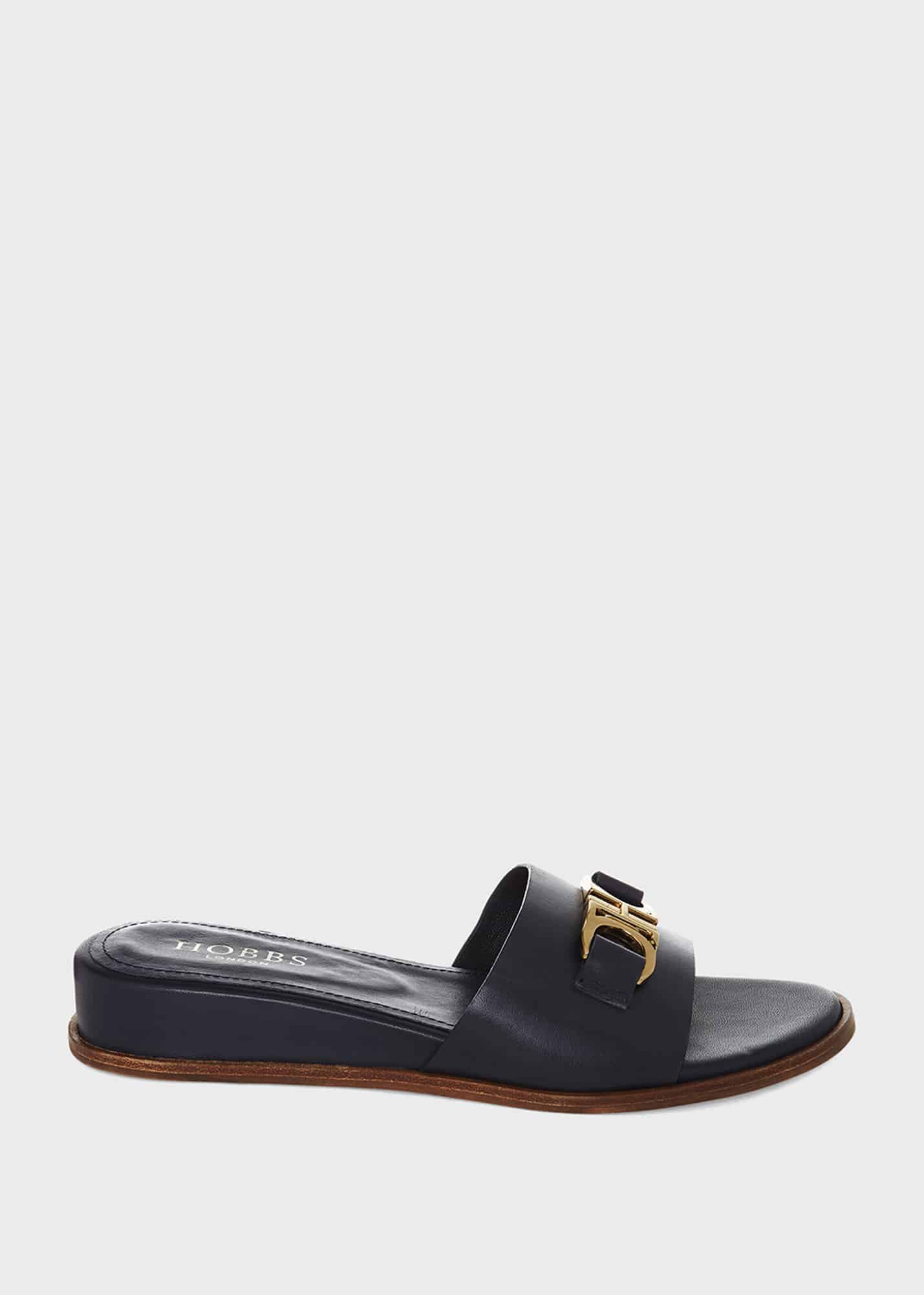 Hobbs black sandals clearance