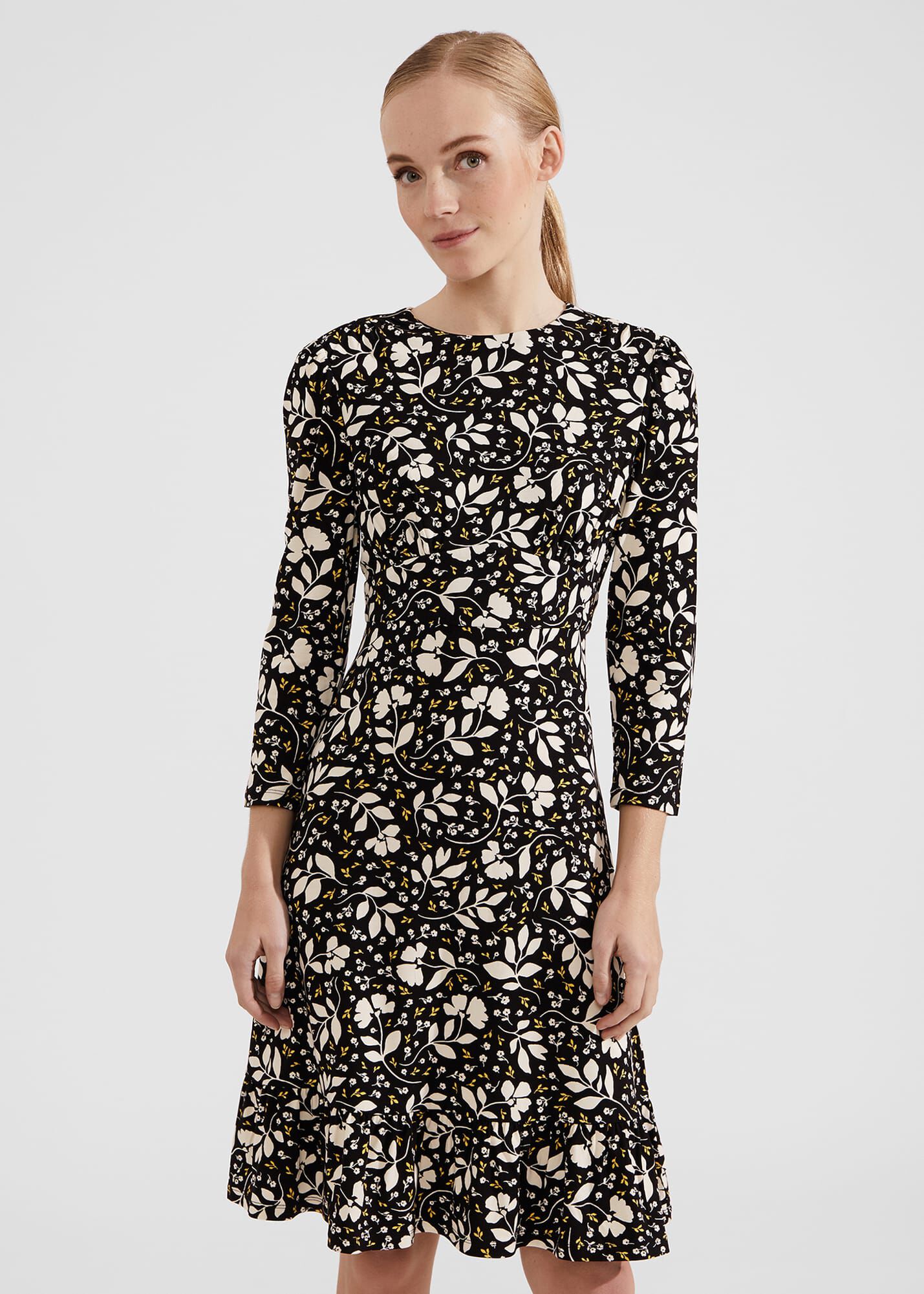 Hobbs black dress online sale