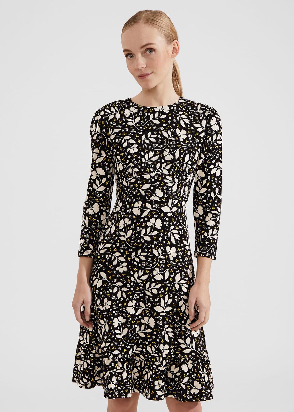 Petite Ami Dress, Black Multi, hi-res