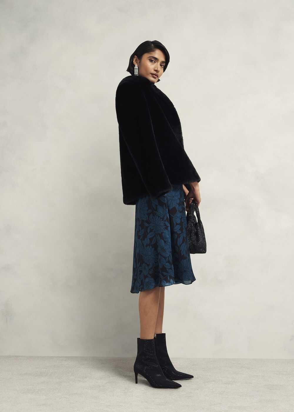 Romina Dress, Black Kyanite, hi-res