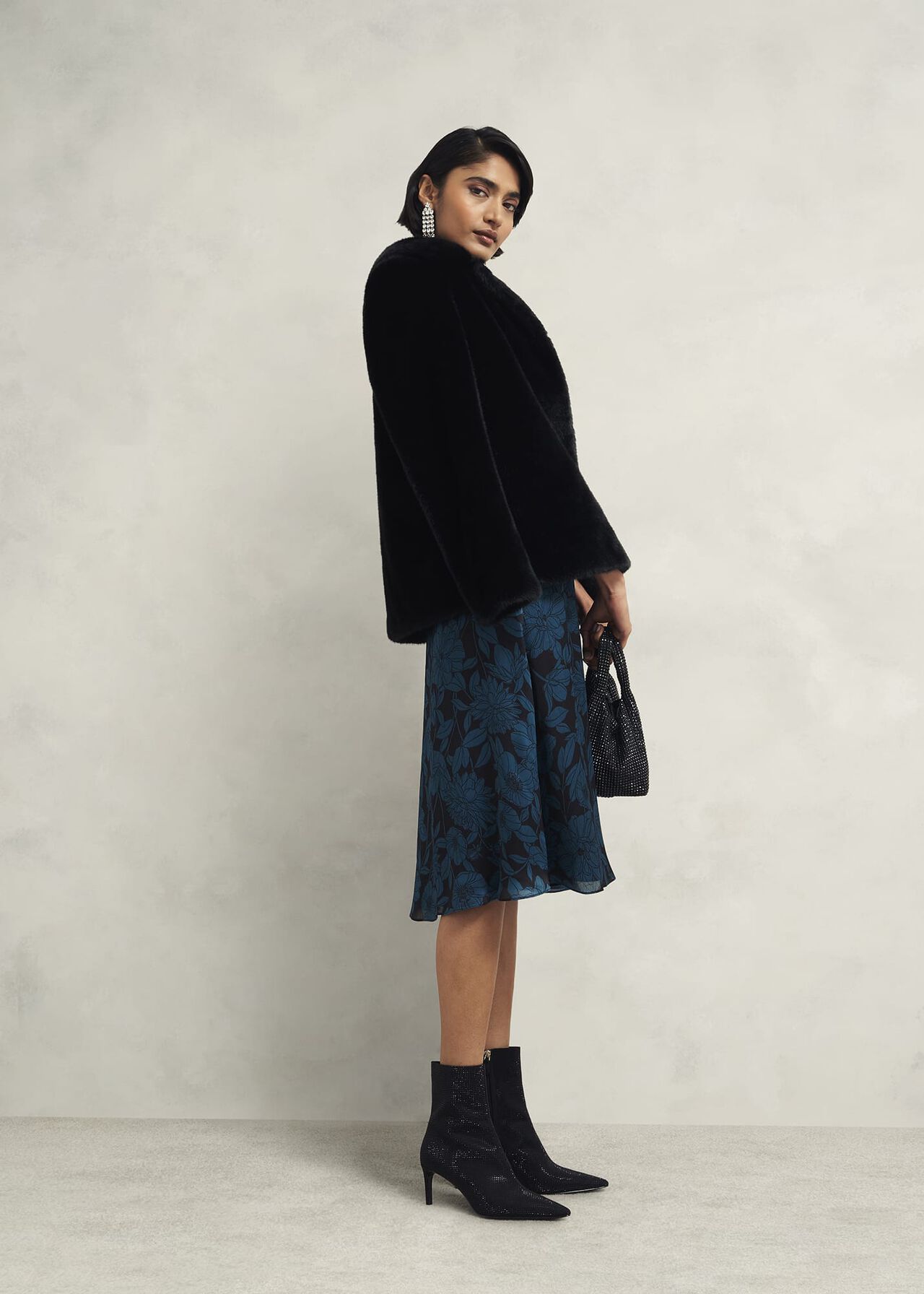 Romina Dress, Black Kyanite, hi-res