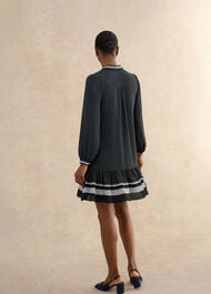 Valerie Dress, Navy Ivory, hi-res