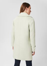 Petite Lillie Coat, Green Ivory, hi-res