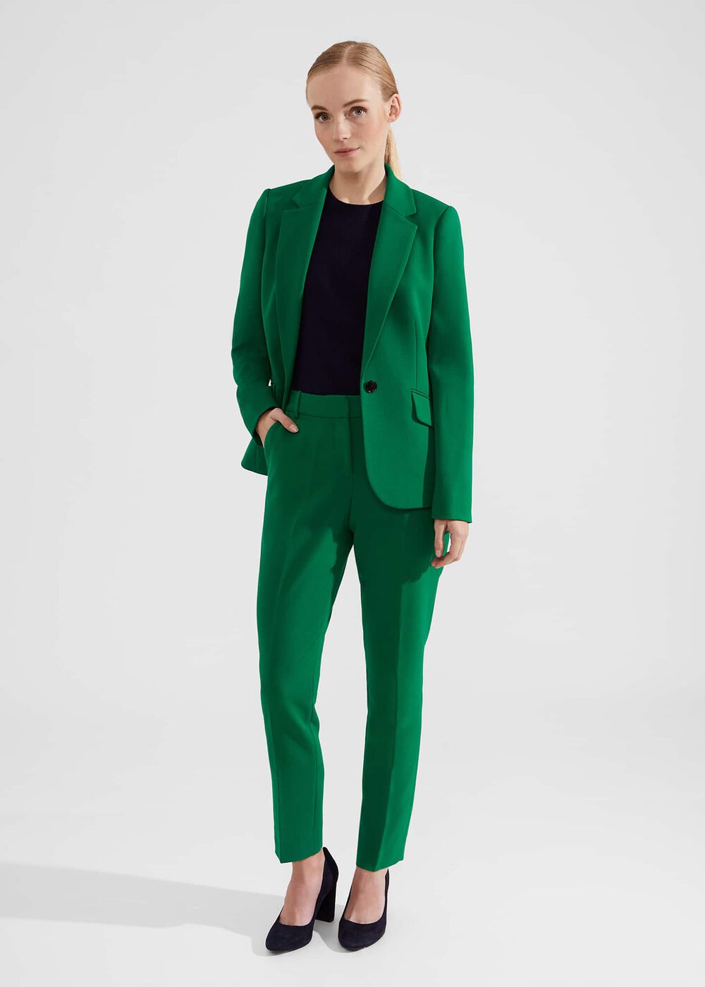 Petite Suki Trousers, Malachite Green, hi-res