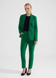 Petite Suki Trousers, Malachite Green, hi-res
