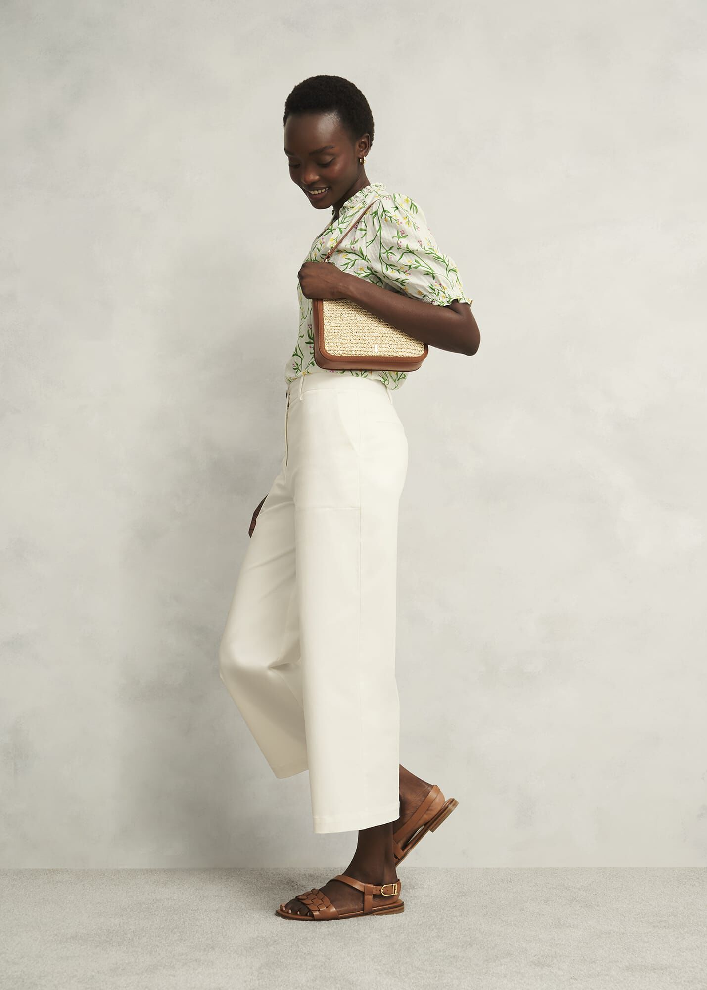 ★Hobbs London★ サミ ワイド パンツ Sami Wide Trousers HOBBS Sami Wide Trousers in Warm Plum | endource